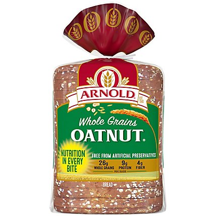 Arnold Whole Grains Oatnut Bread - 24 Oz - Image 1