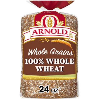 Arnold Whole Grains 100% Whole Wheat Bread - 24 Oz - Image 1