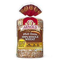 Arnold Whole Grains 100% Whole Wheat Bread - 24 Oz - Image 1