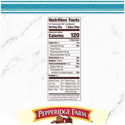 Pepperidge Farm Farmhouse Whole Grain White Bread - 24 Oz - Image 3