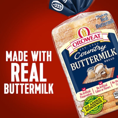 Oroweat Country Buttermilk Bread - 24 Oz - Albertsons