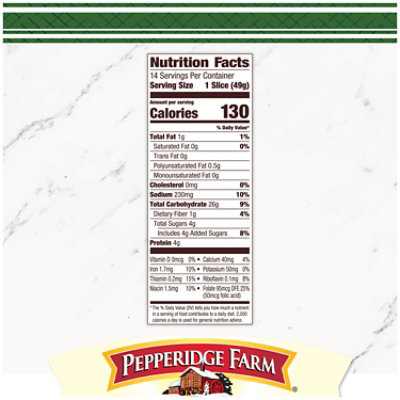 Pepperidge Farm Farmhouse Hearty White Bread - 24 Oz - Image 3