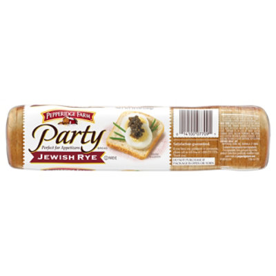 Pepperidge Farm Party Bread Jewish Rye 12 Oz randalls