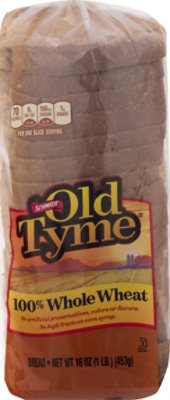 Schmidt Old Tyme Bread 100% Whole Wheat - 16 Oz - Image 1