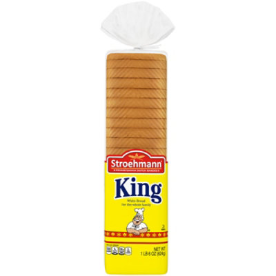 Stroehmann King Sliced White Enriched Bread - 22 Oz - Image 2