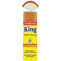 Stroehmann King Sliced White Enriched Bread - 22 Oz - Image 1