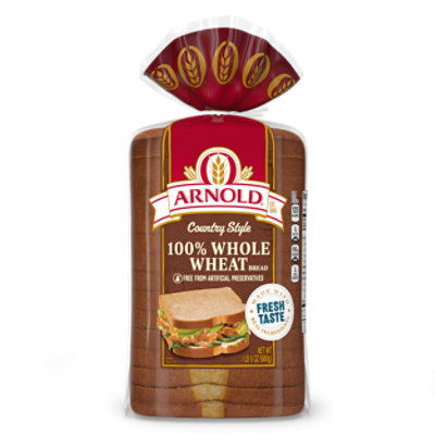 Arnold Country 100% Whole Wheat Bread - 24 Oz - Image 1