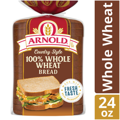 Arnold Country 100% Whole Wheat Bread - 24 Oz - Image 1