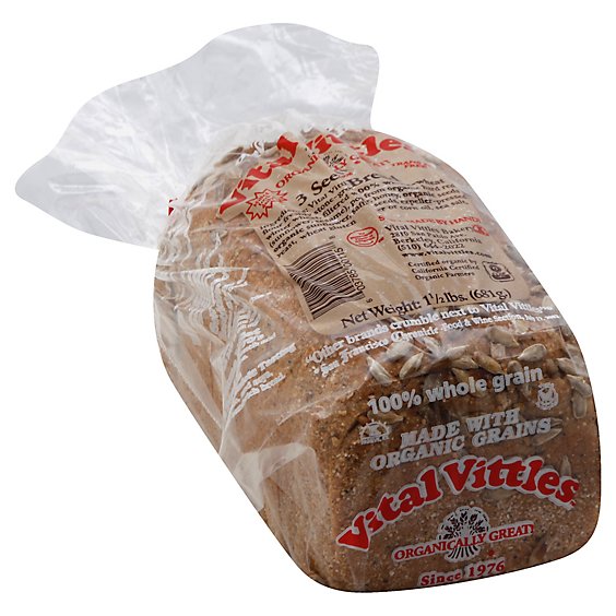 Vital Vittels Bread 3 Seed - 24 Oz