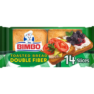 Bimbo Pan Tostado Bread Doble Fibre Toasted Bread - 8.82 Oz