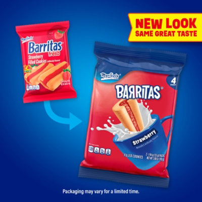 Marinela Barritas Fresa Strawberry Soft Filled Cookie Bar Packs - 2 - 3.88 Oz. - Image 4