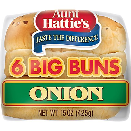 Aunt Hatties Big Onion Bun - 6-15 Oz - Image 2