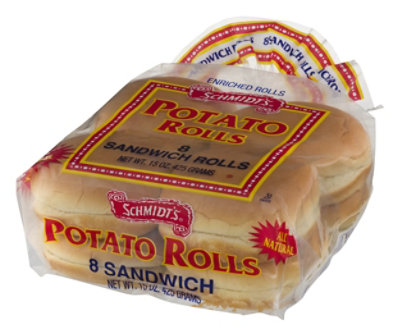 Schmidt Old Tyme Potato Sandwich Rolls Soft Bread - 8 Count - Image 3