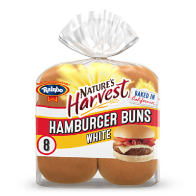 Rainbo Hamburger Buns - 12 Oz