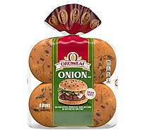 Oroweat Rolls Hamburger Onion 8 Count - 21 Oz