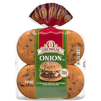Oroweat Onion Rolls - 21 Oz - Image 1