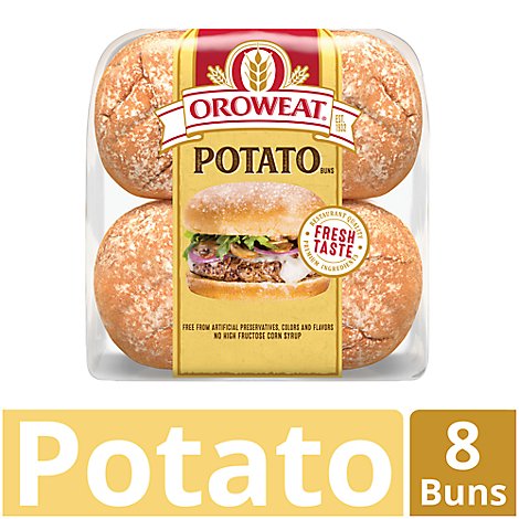 Oroweat Country Potato Sandwich Buns - 8 Count