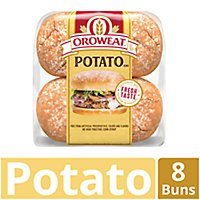 Oroweat Country Potato Sandwich Buns - 8 Count - Image 1