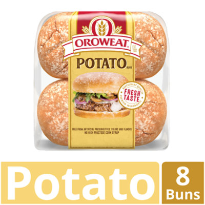 Oroweat Country Potato Sandwich Buns - 8 Count