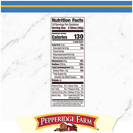 Pepperidge Farm Bread Sliced White Sandwich - 16 Oz - Image 5