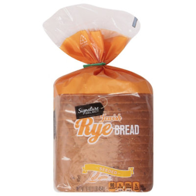 Signature SELECT Bread Real Jewish Rye Seeded - 16 Oz - Image 1