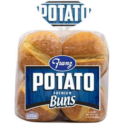 Franz Hamburger Buns Premium Potato 8 Count - 21 Oz - Image 2