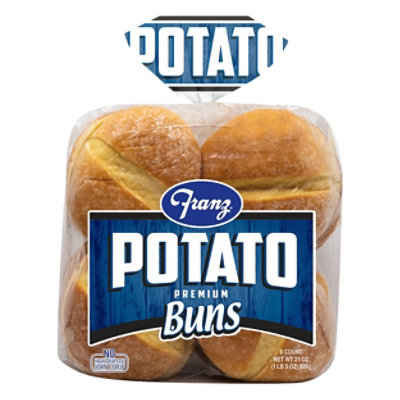 Franz Hamburger Buns Premium Potato 8 Count - 21 Oz - Image 1