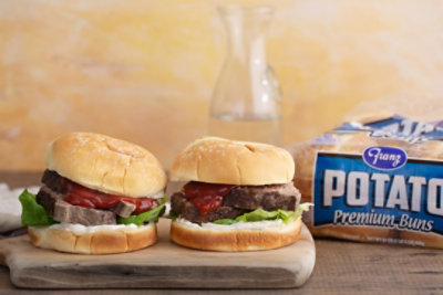 Franz Hamburger Buns Premium Potato 8 Count - 21 Oz - Image 2