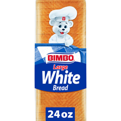 Bimbo Pan Blanco Grande Plain Bread - 24 Oz