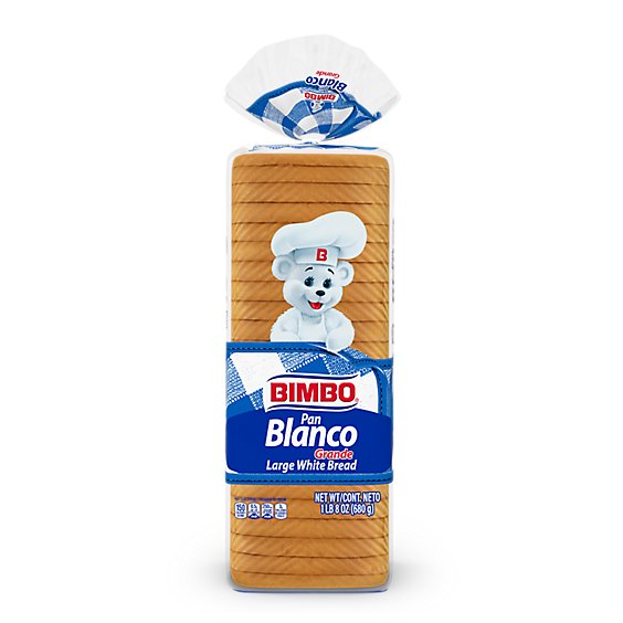 Bimbo Large White Bread - 24 Oz