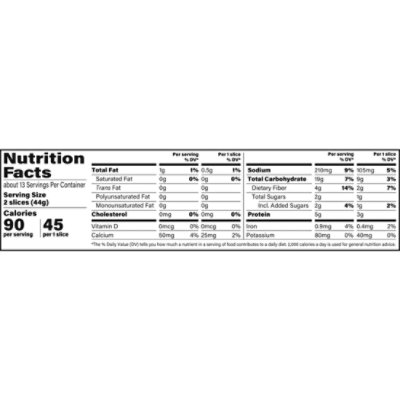 Sara Lee Delightful Honey Whole Wheat Bread - 20 Oz - Image 3