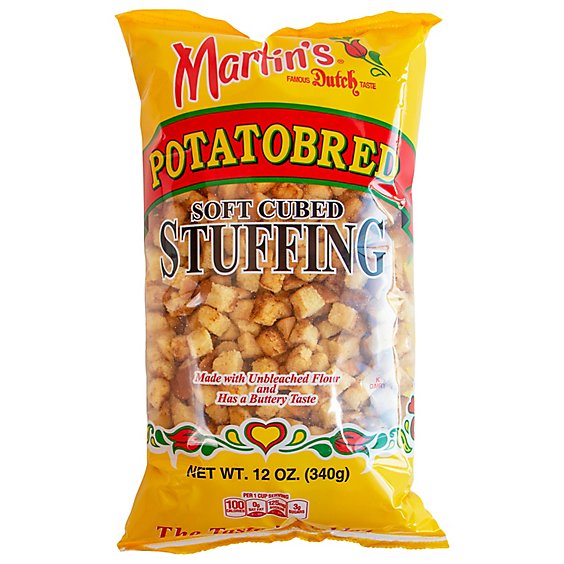 Martins Stuffing Potatobred Soft Cubed - 12 Oz