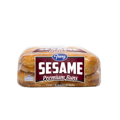 Franz Hamburger Buns Premium Sesame 8 Count - 21 Oz - Image 3