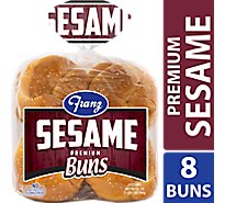 Franz Hamburger Buns Premium Sesame 8 Count - 21 Oz