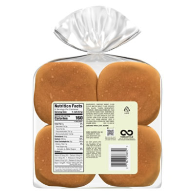 Stroehmann Dutch Country Hamburger Potato Rolls - 15 Oz - Image 2