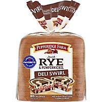 Pepperidge Farm Jewish Rye And Pumpernickel Deli Swirl Bread - 16 Oz - Image 2