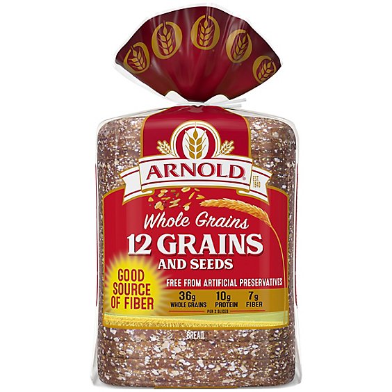 Arnold Whole Grains 12 Grains Bread - 24 Oz