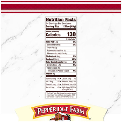 Pepperidge Farm Farmhouse Sourdough Bread - 24 Oz - Image 3