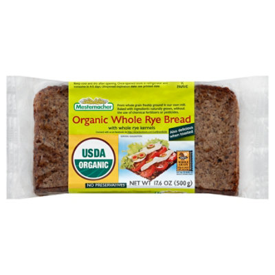 Mestemacher Bread Whole Rye - 17.6 Oz - Image 1