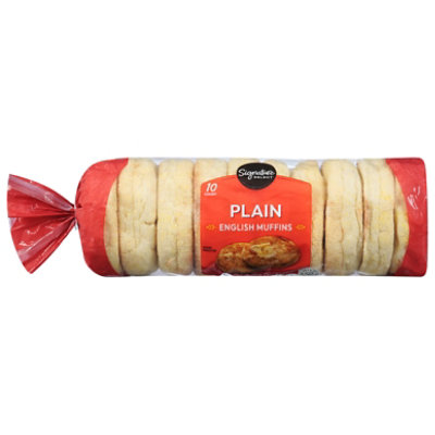 Signature SELECT English Muffins Plain 10 Count - 20 Oz - Image 3