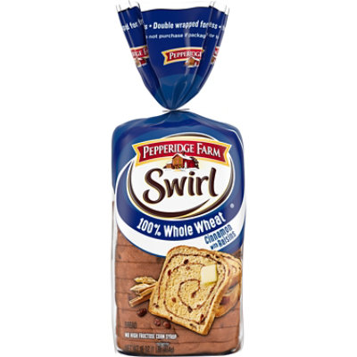 Pepperidge Farm 100% Whole Wheat Cinnamon with Raisins Swirl Bread - 16 Oz - Image 1