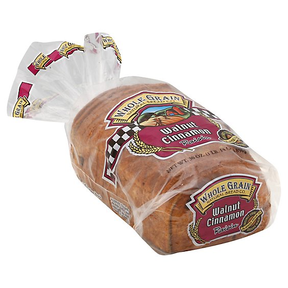 Whole Grain Walnut Cinnamon Raisin Bread - 30 Oz