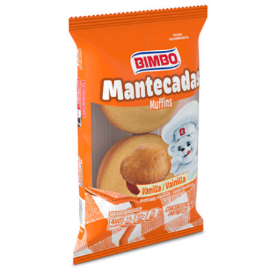 Bimbo Mantecadas Vanilla Muffins - 3.7 Oz