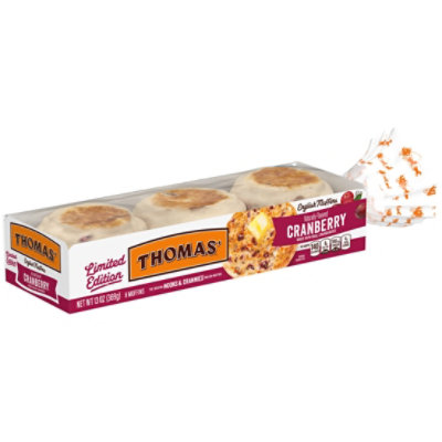 Thomas English Muffins Cranberry 6 Count - 13 Oz - Image 4