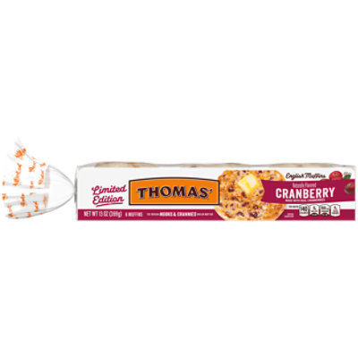 Thomas English Muffins Cranberry 6 Count - 13 Oz