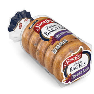 Sara Lee Cinnamon Raisin Bagel - 16.7 Oz - Image 1