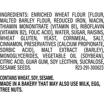 Sara Lee Cinnamon Raisin Bagel - 16.7 Oz - Image 2