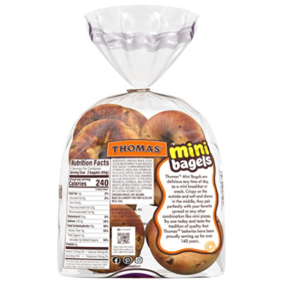 Thomas' Cinnamon Raisin Mini Bagels 10 Count - 15 Oz - Image 5