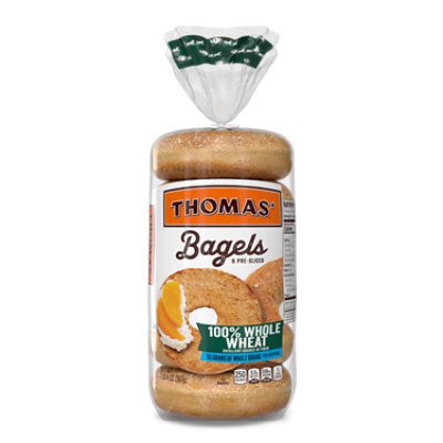 Thomas' 100% Whole Wheat Bagels - 20 Oz - Image 2