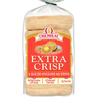 Oroweat Extra Crisp English Muffins - 12.5 Oz - Image 1